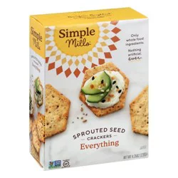 Simple Mills Everything Sprouted Seed Crackers