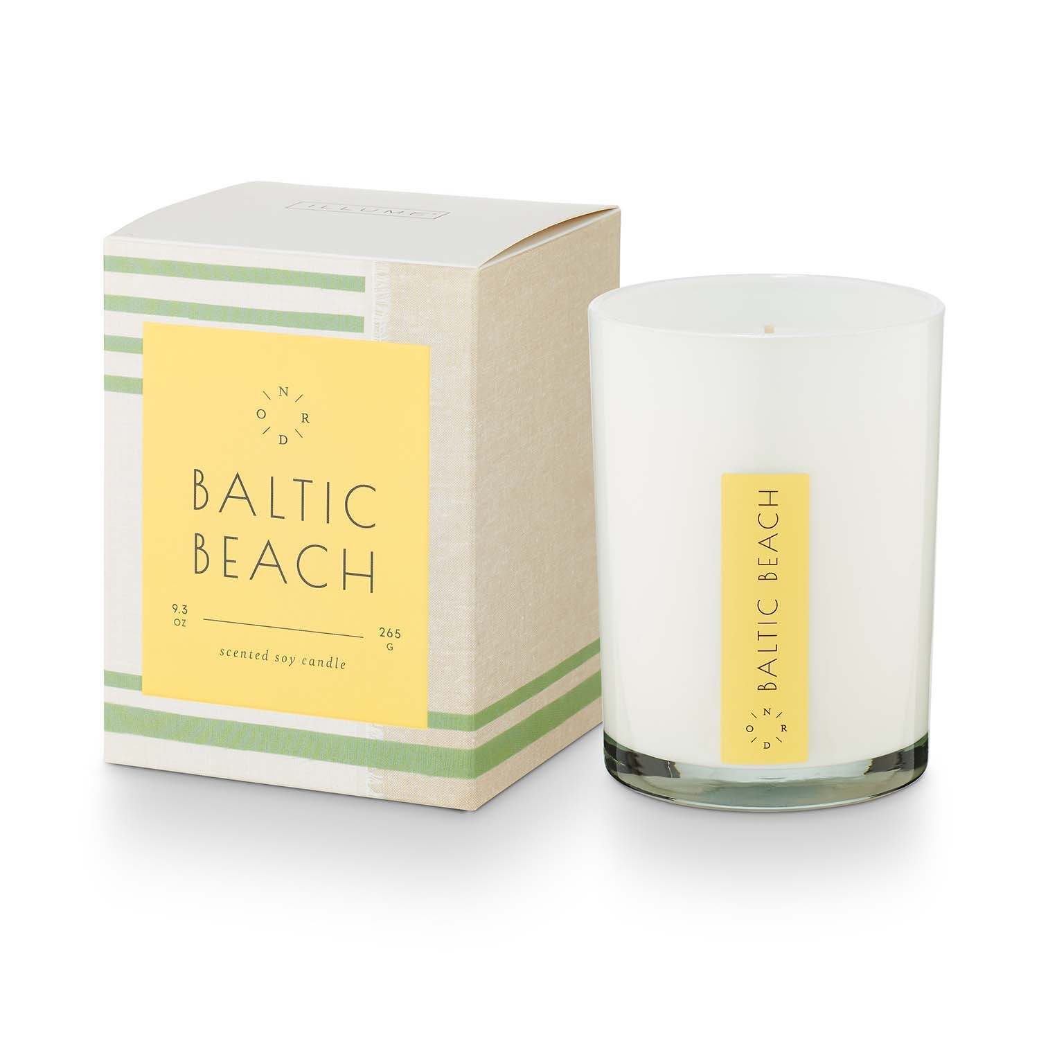 slide 1 of 1, Illume Baltic Beach Seafare Glass Candle, 9.3 oz