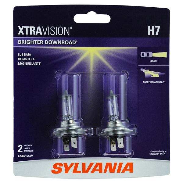 slide 1 of 6, Sylvania H7 XtraVision Headlight, 2 ct