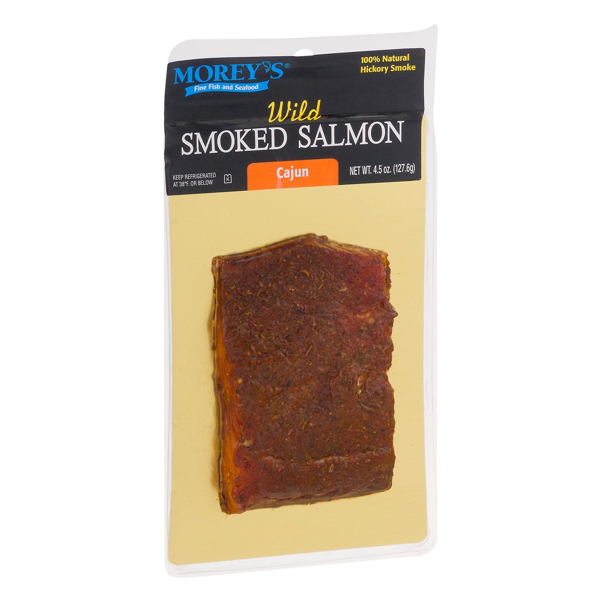 slide 2 of 9, Morey's Cajun Smoked Salmon, 4.5 oz