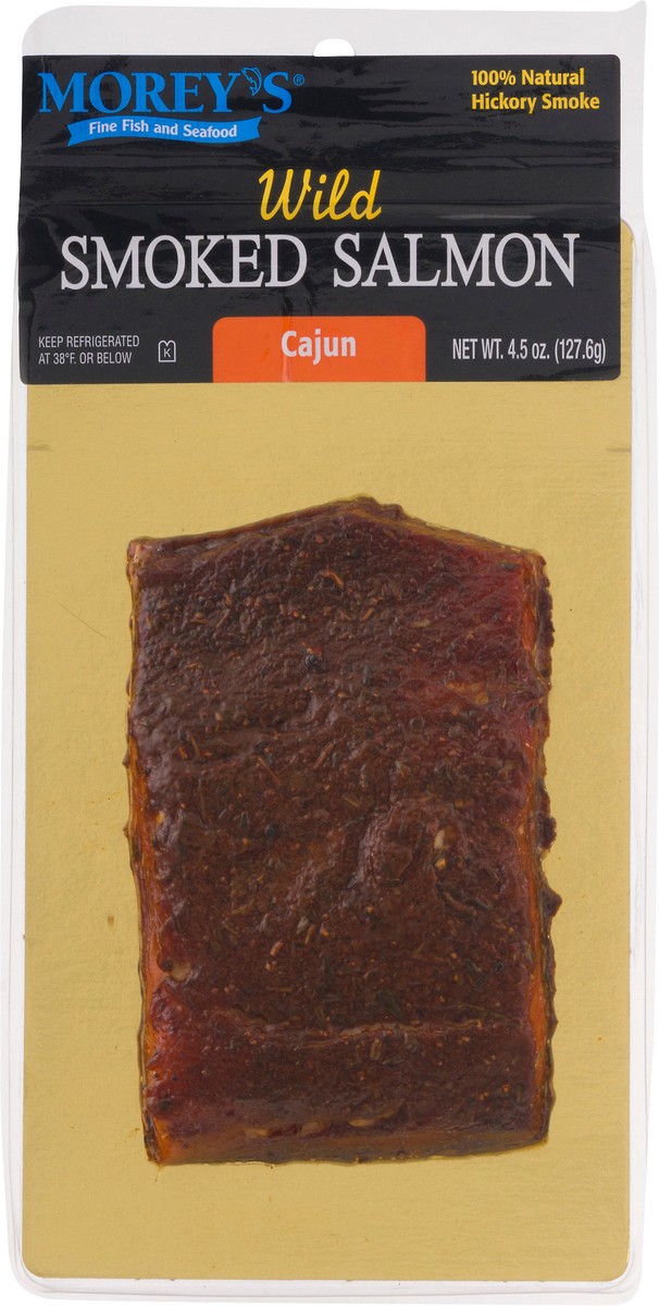 slide 8 of 9, Morey's Cajun Smoked Salmon, 4.5 oz