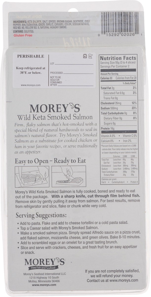 slide 9 of 9, Morey's Cajun Smoked Salmon, 4.5 oz