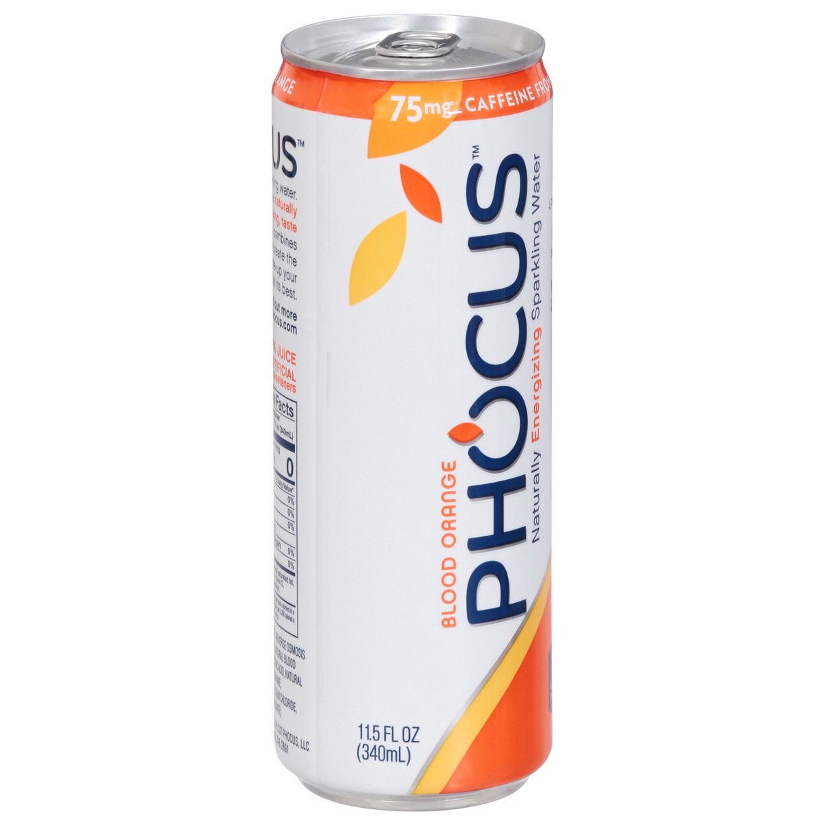 slide 5 of 11, Phocus Blood Orange Sparkling Water 11.5 fl oz Can, 11.5 fl oz