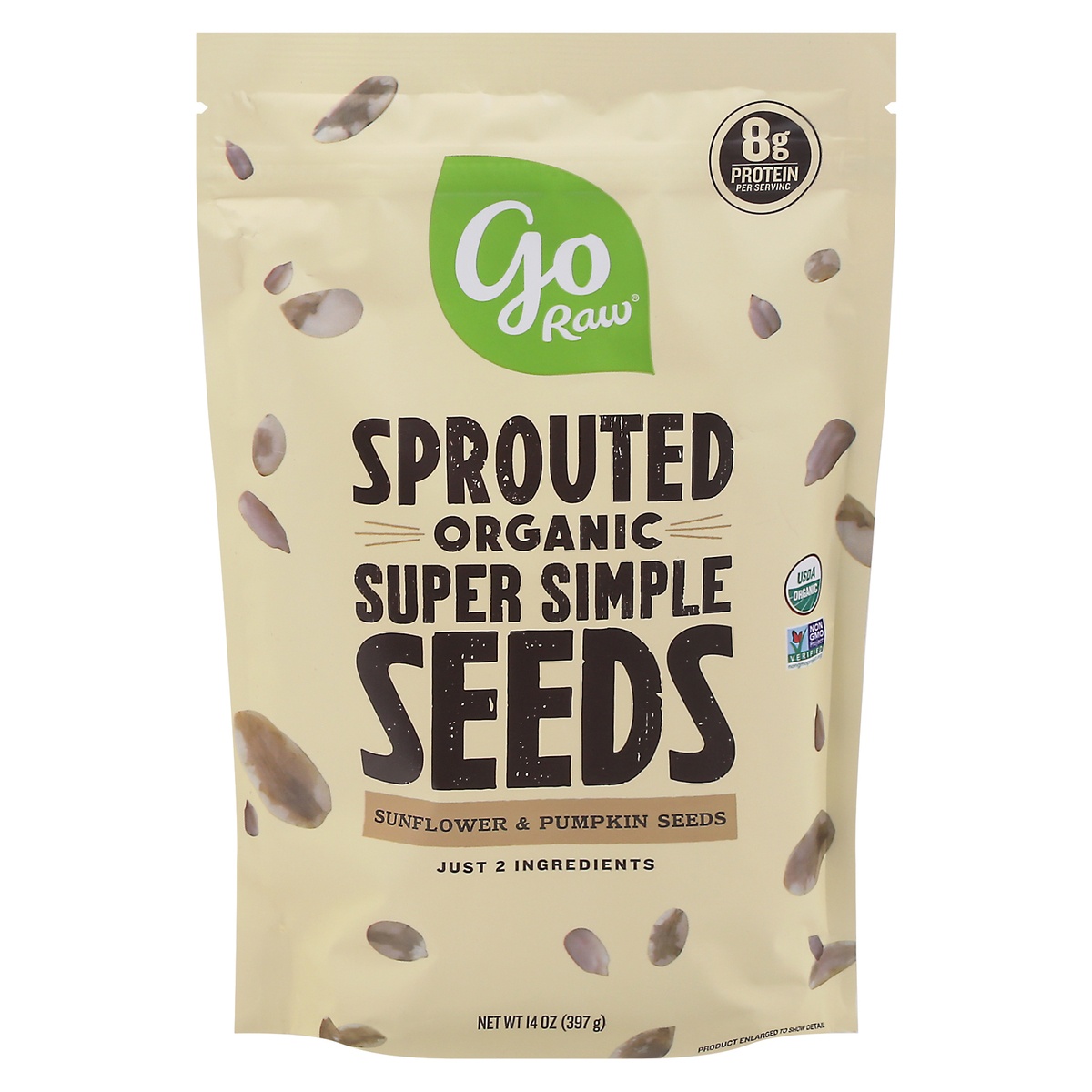 slide 1 of 1, Go Raw Sprouted Sunflower & Pumpkin Seeds 14 oz, 16 oz