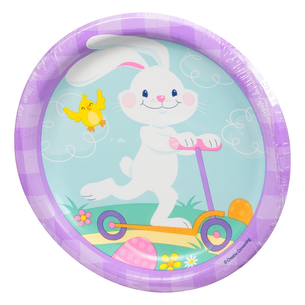 slide 5 of 10, Party Creations Creative Converting Funny Bunny 7In Plate Easter, 8 ct