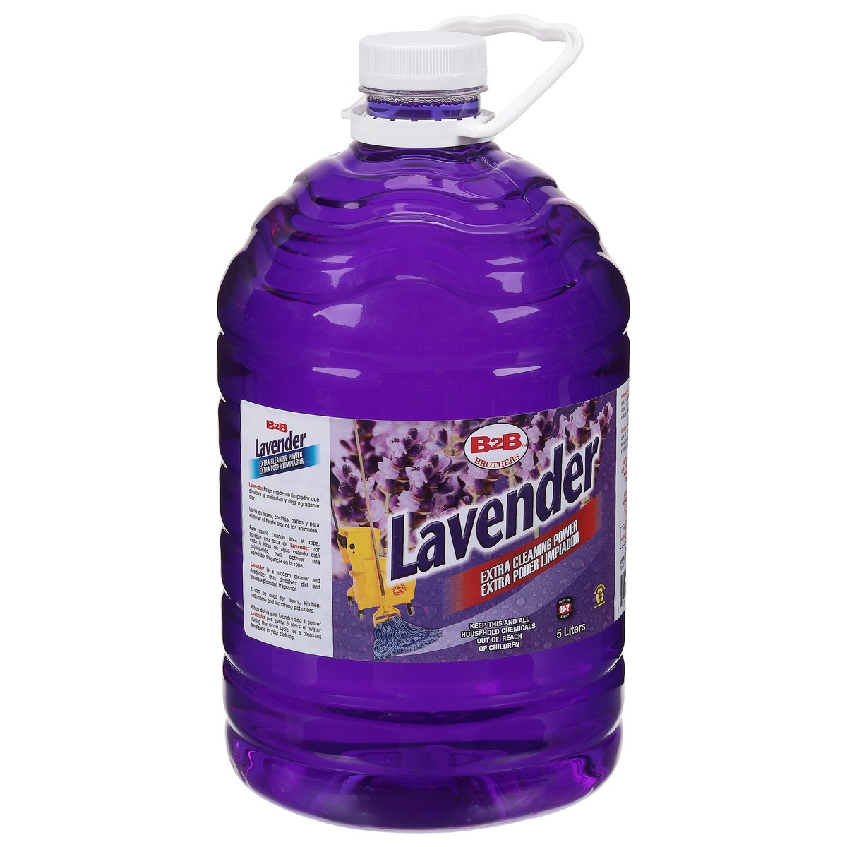 slide 5 of 9, B2B Brothers Lavender Cleaner 5 l, 5 liter