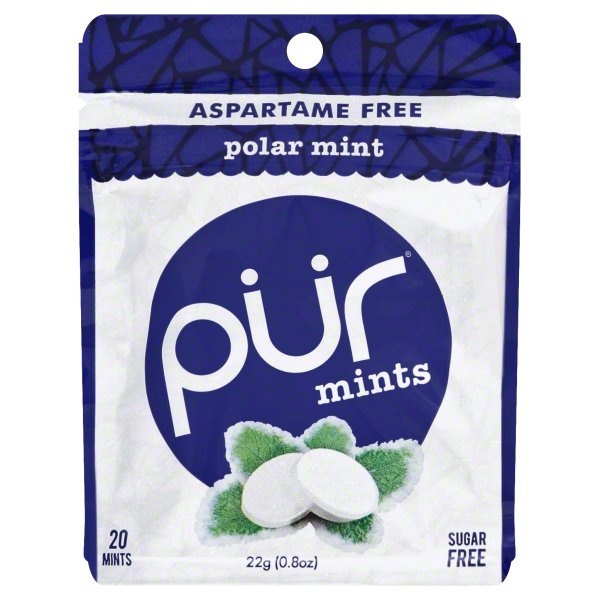 slide 1 of 1, PUR Mints Polar Mint, 0.8 oz