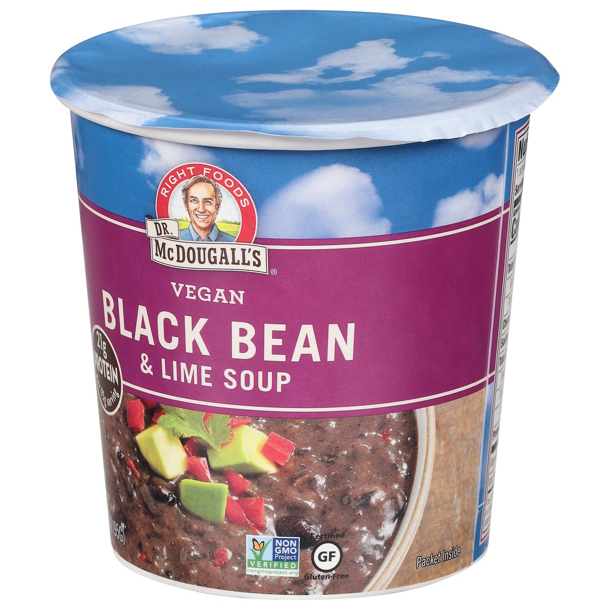 slide 3 of 9, Dr. McDougall's Soup Black Bean & Lime, 