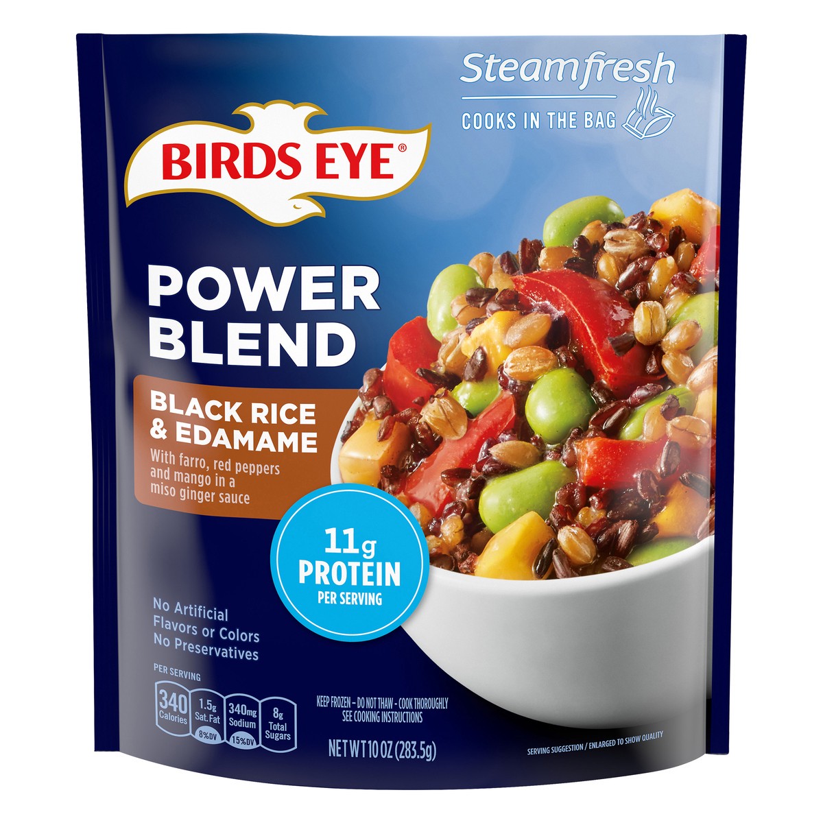 slide 1 of 8, Birds Eye Black Rice & Edamame Power Blend 10 oz, 10 oz