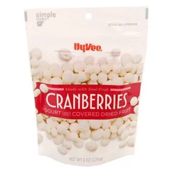 Hy-vee Yogurt Flavored Covered Cranberries
