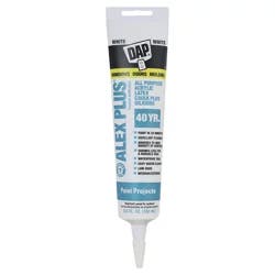 Dap Alex Plus Acrylic Latex Caulk Plus Silicone - Brilliant White