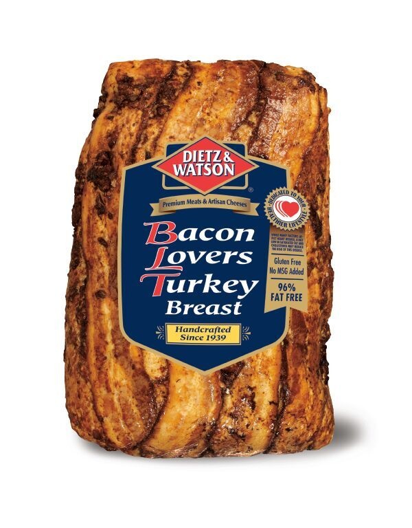 slide 1 of 1, Dietz & Watson Bacon Lovers Turkey, per lb