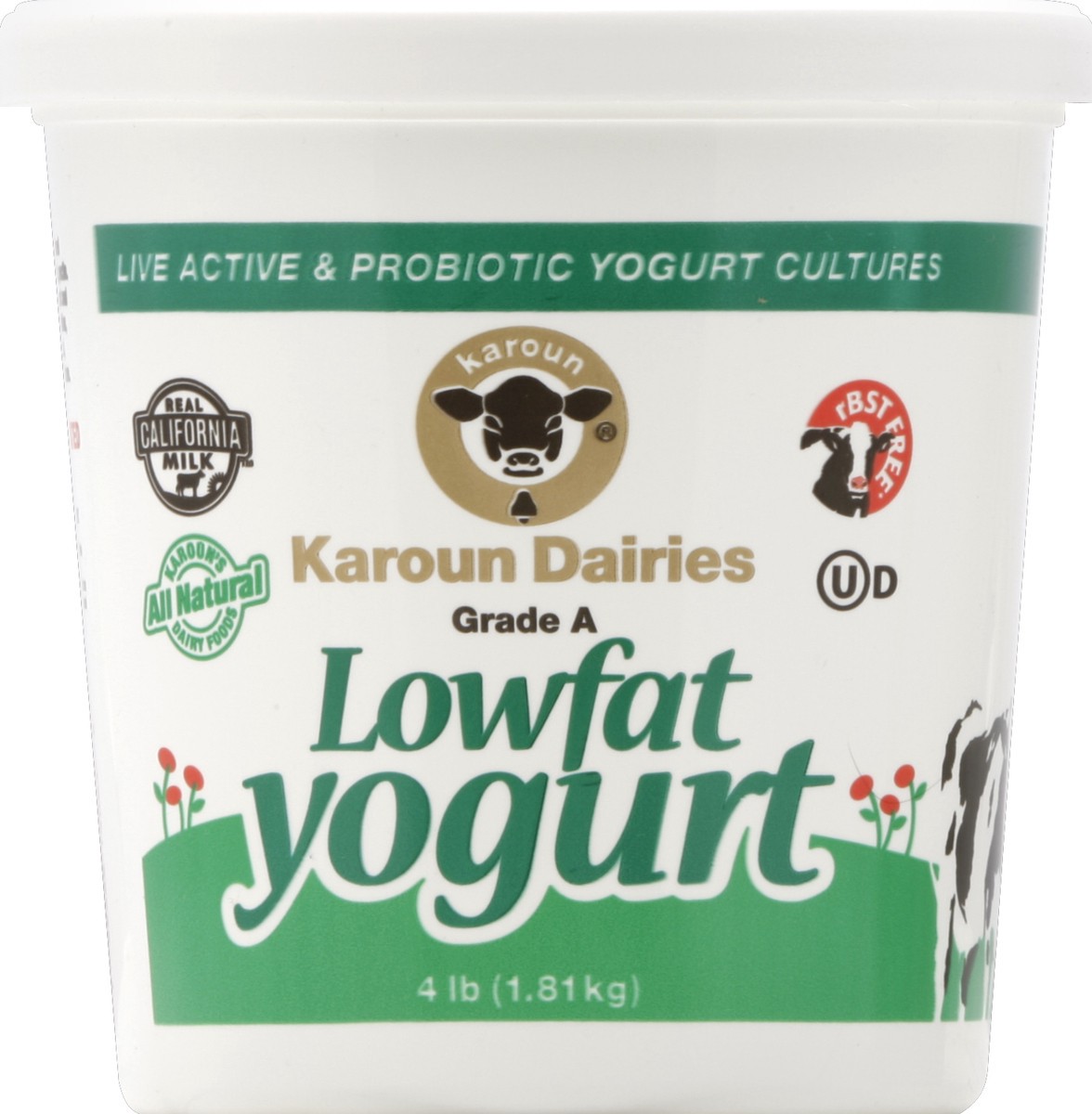 slide 3 of 4, Karoun Yogurt 4 lb, 64 oz