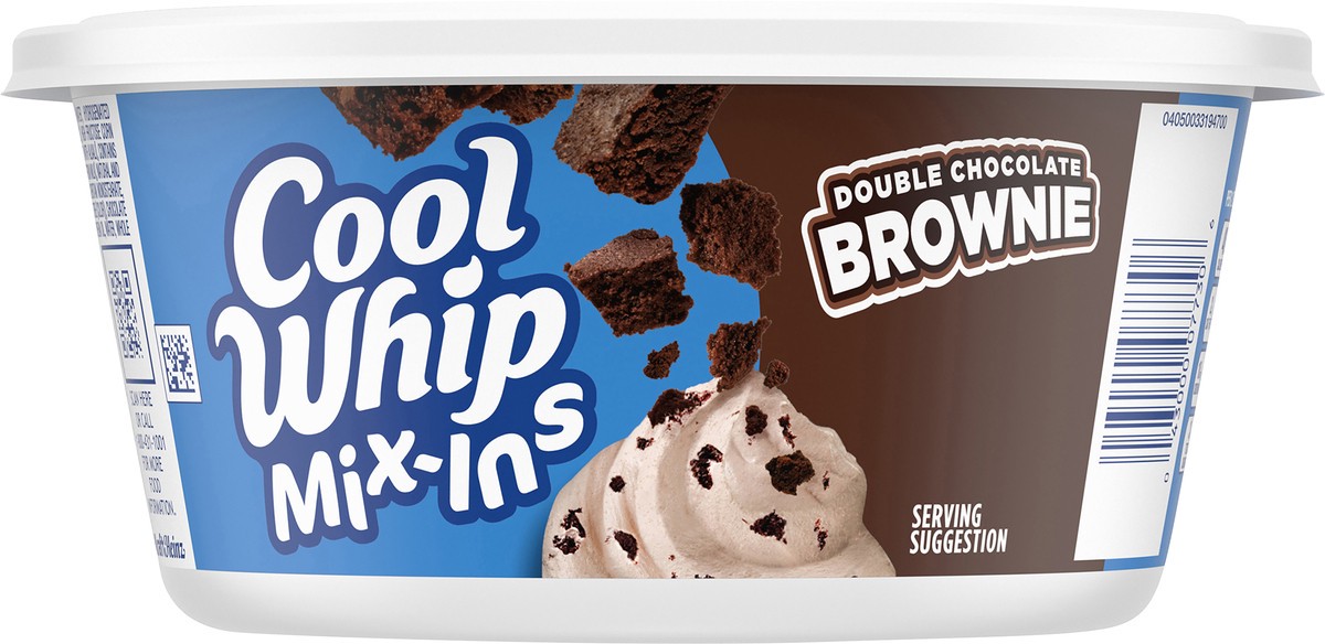 slide 6 of 10, Cool Whip Mix-Ins Double Chocolate Brownie Whipped Topping, 8 oz (frozen), 8 oz