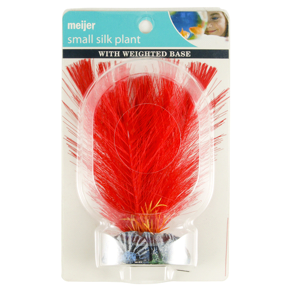 slide 1 of 1, Meijer Medium Red Silk Plant, Hair Grass, MED