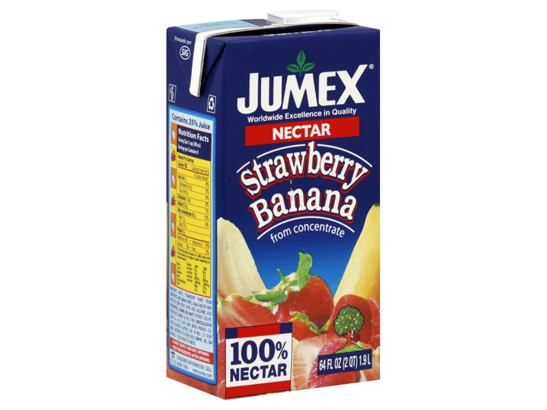 slide 1 of 14, Jumex Strawberry-Banana Nectar - 64 fl oz, 64 fl oz