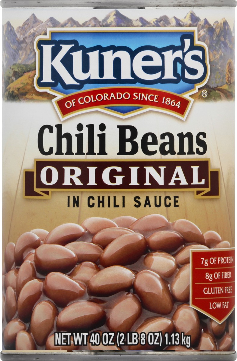 slide 9 of 10, Kuner's Chili Beans, Original, 