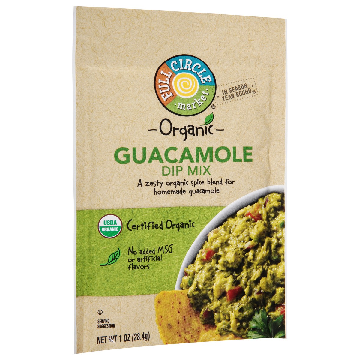 slide 7 of 9, Full Circle Market Organic Guacamole Dip Mix 1 oz, 1 oz