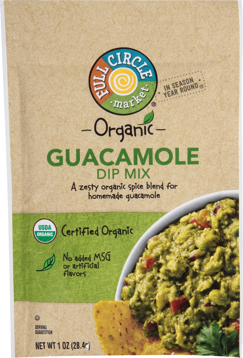 slide 3 of 9, Full Circle Market Organic Guacamole Dip Mix 1 oz, 1 oz