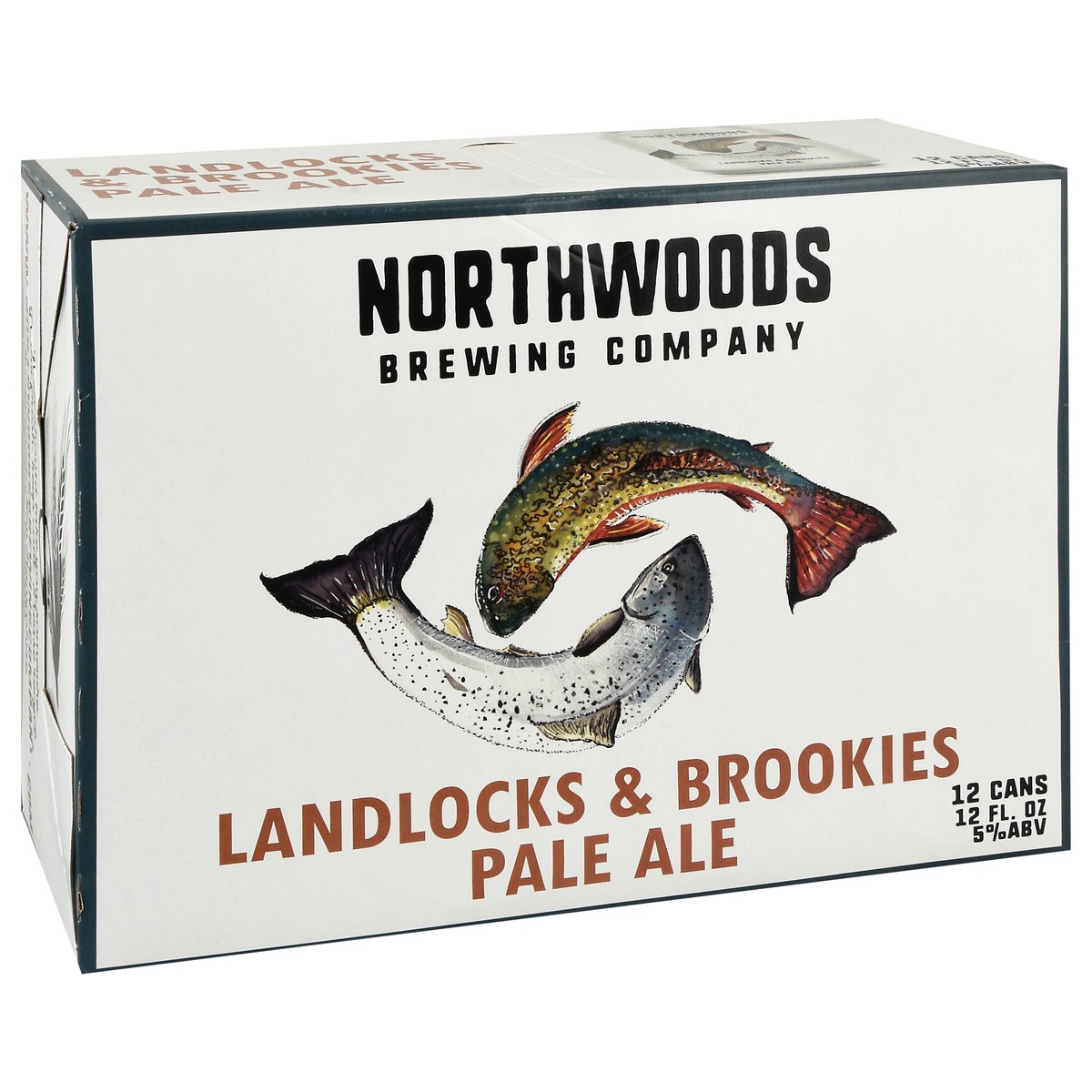 slide 5 of 12, Northwoods Brewing Company Landlocks & Brookies Pale Ale Beer 12 - 12 fl oz Cans, 12 ct