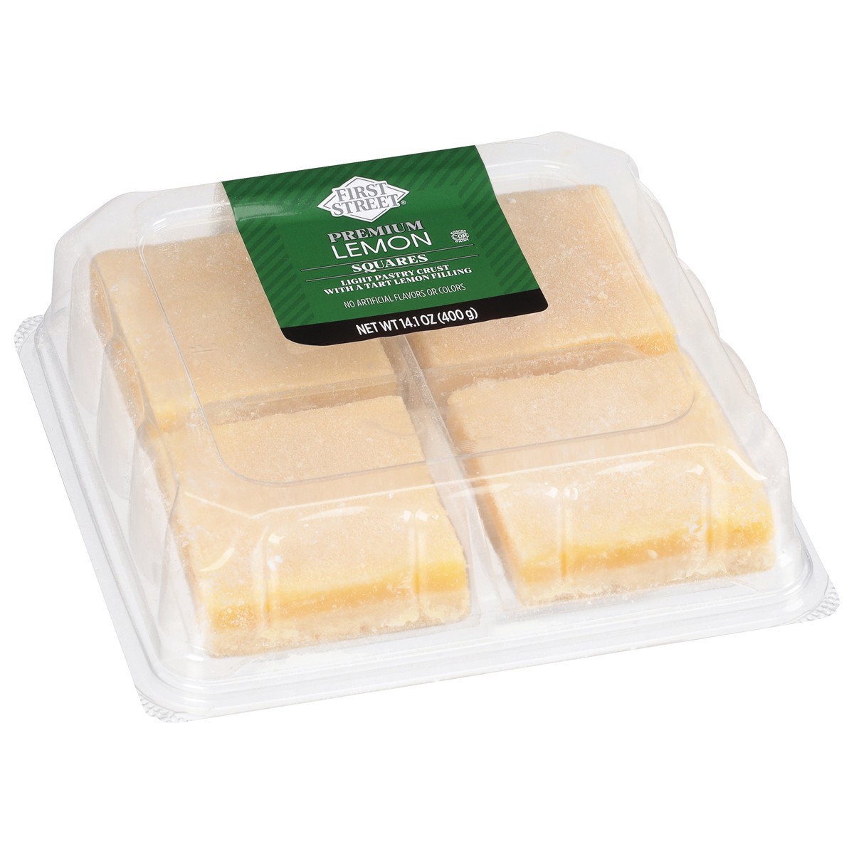 slide 6 of 13, First Street Premium Lemon Squares, 14 oz