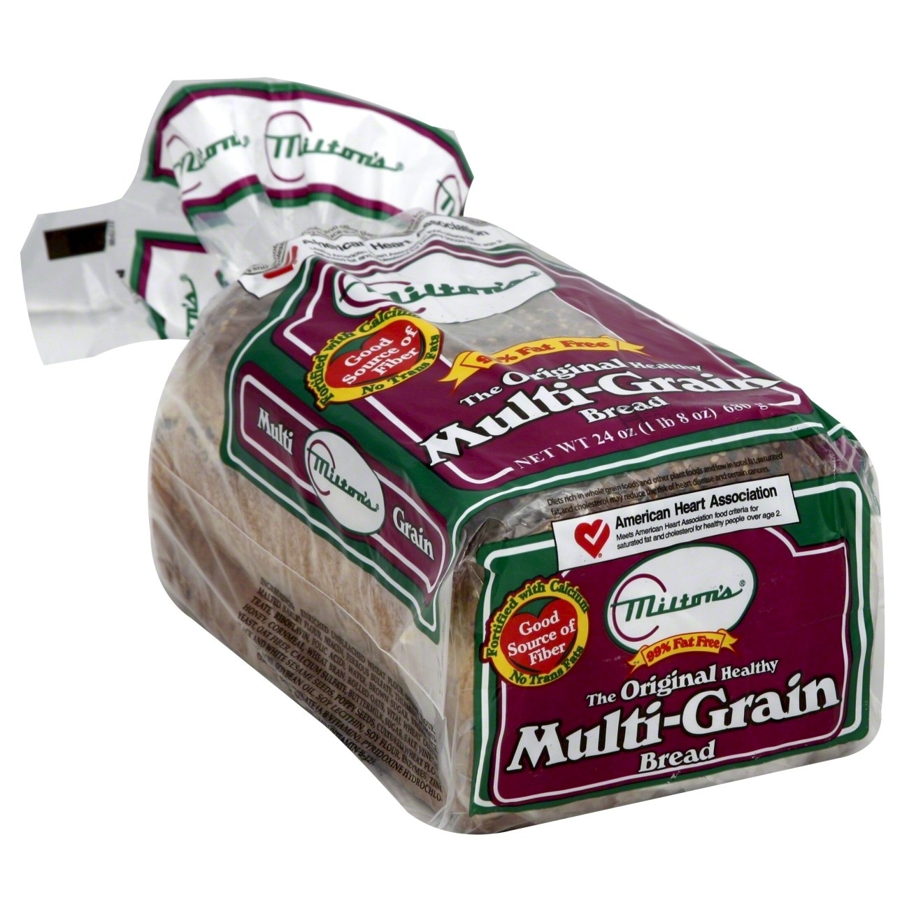 slide 1 of 8, Milton's Craft Bakers Multi Grain Bread - 24oz, 