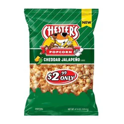 Chester's Popcorn Cheddar Jalapeno Flavored 4 1/4 Oz