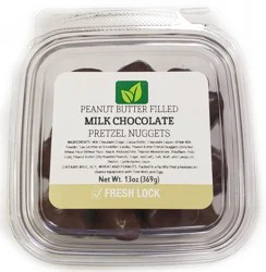 Torn & Glasser Peanut Butter Filled Milk Chocolate Pretzel Nuggets