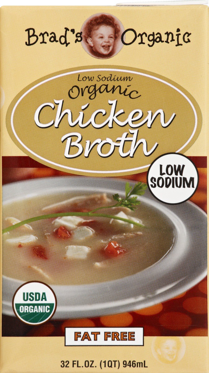 slide 4 of 4, Brad's Organic Broth 32 oz, 32 oz