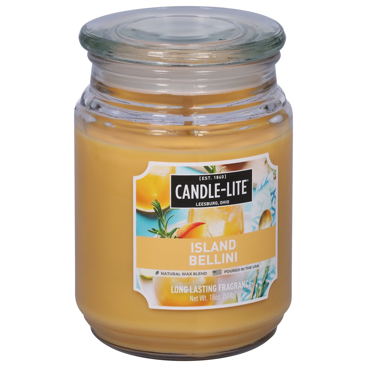 slide 6 of 9, Candle-Lite Candle Lite Island Bellini Candle 18 Ounces, 1 ct
