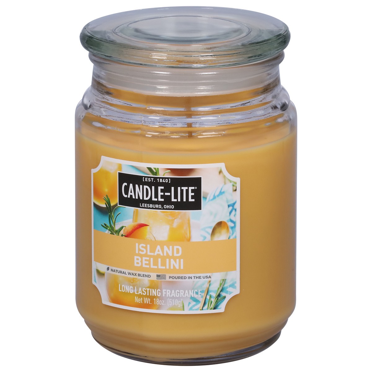 slide 5 of 9, Candle-Lite Candle Lite Island Bellini Candle 18 Ounces, 1 ct