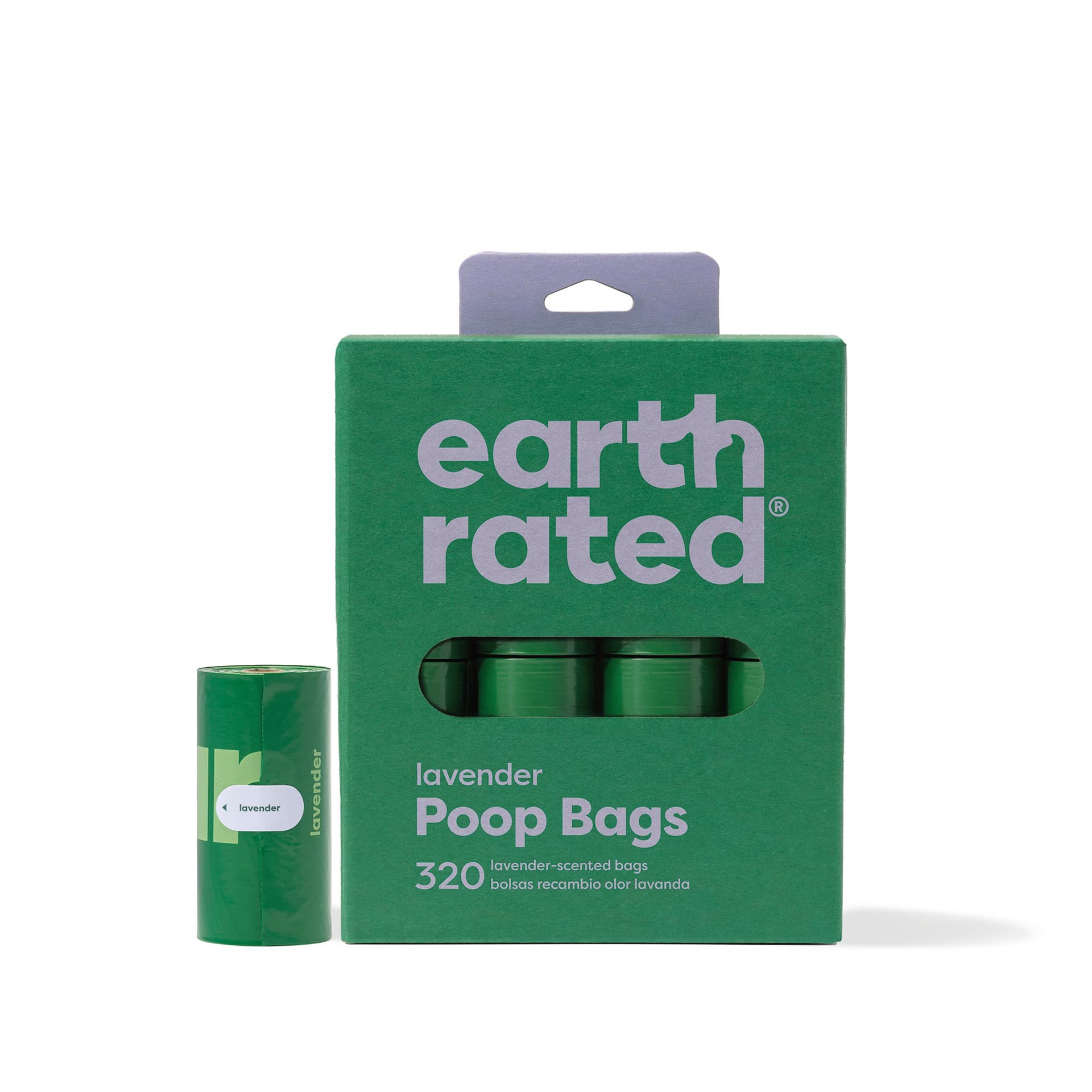 slide 1 of 1, Earth Rated Lavender Poop Bags for Dogs, Count of 320, 1 ct