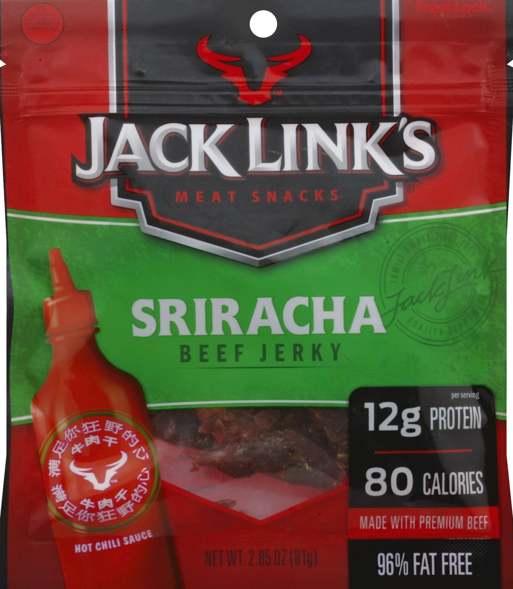 slide 3 of 3, Jack Link's Sriracha Beef Jerky, 2.85 oz