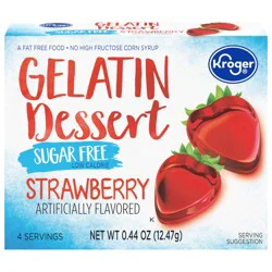 Kroger Sugar Free Strawberry Gelatin Dessert Mix
