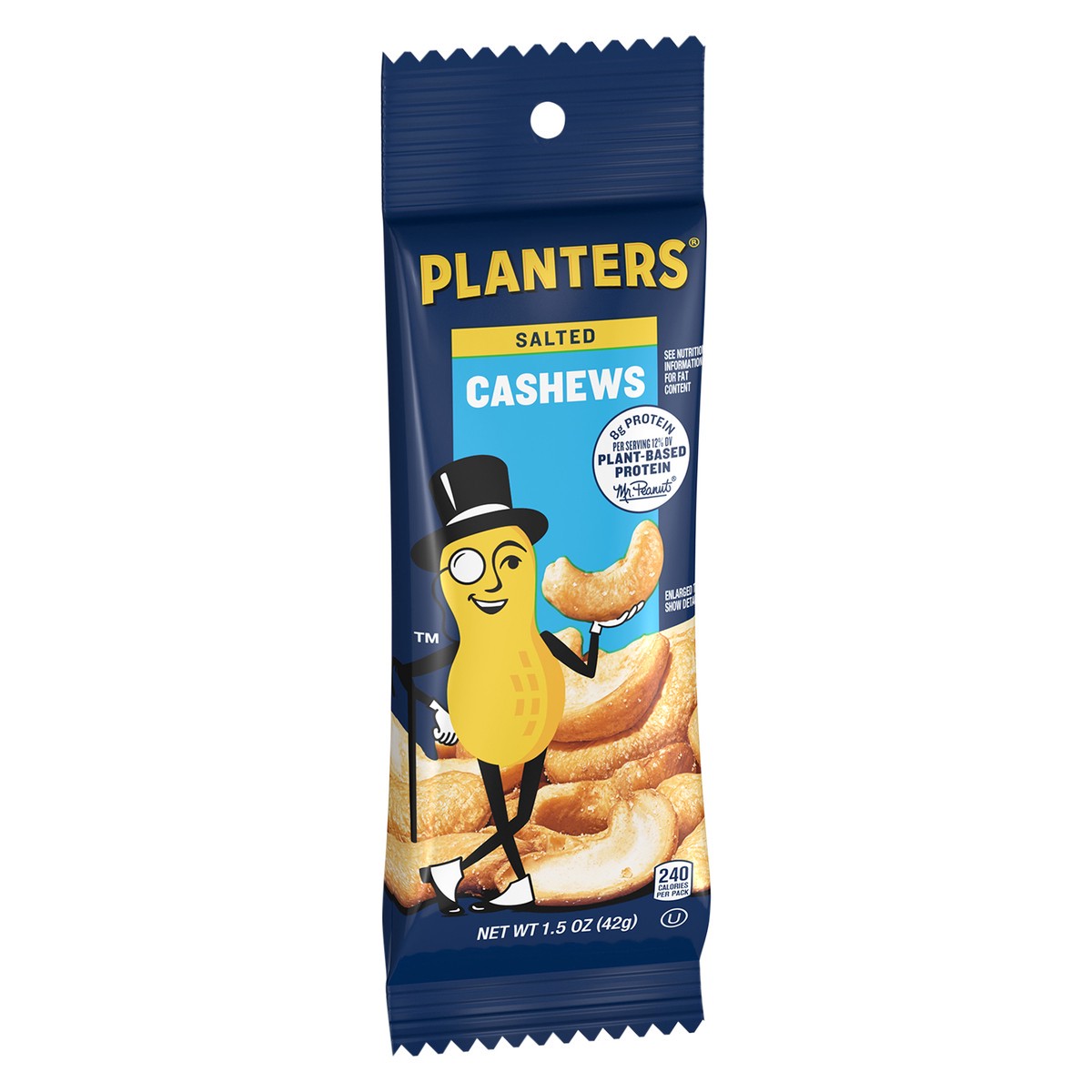 slide 5 of 14, Planters Salted Cashews 1.5 oz, 1.5 oz