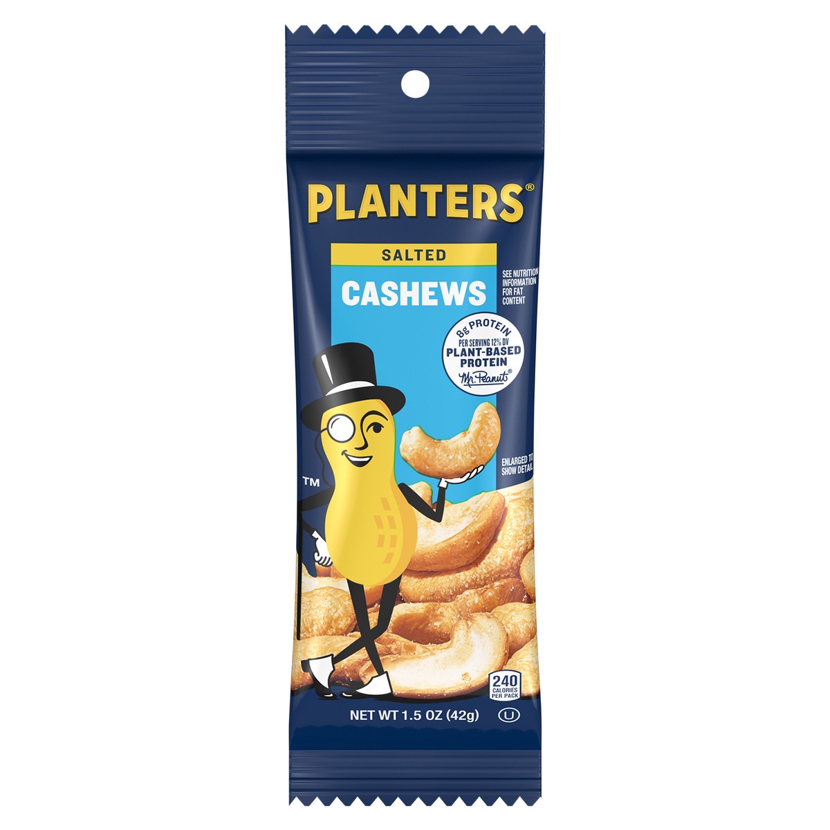 slide 7 of 14, Planters Salted Cashews 1.5 oz, 1.5 oz