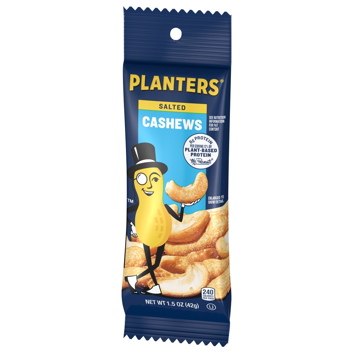 slide 2 of 14, Planters Salted Cashews 1.5 oz, 1.5 oz