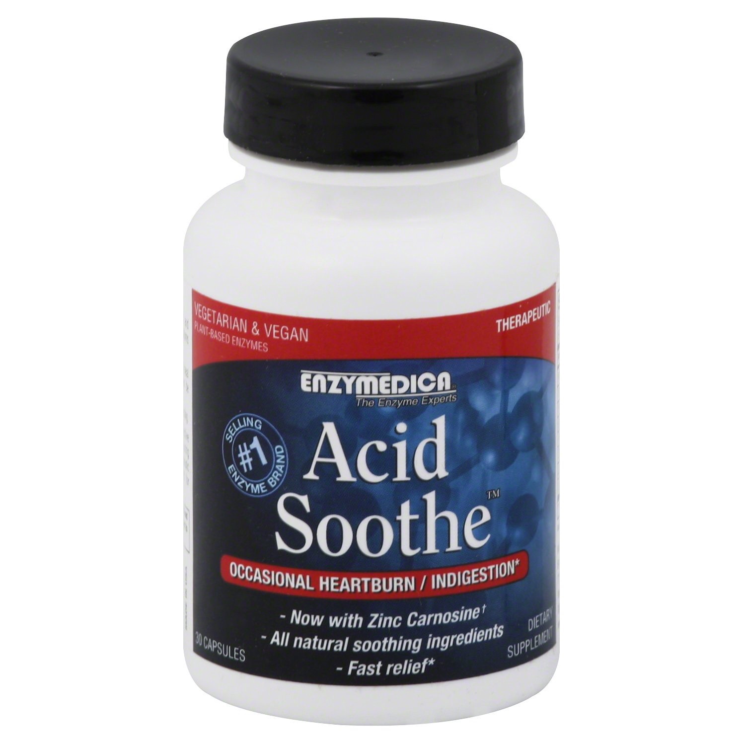 slide 1 of 2, Enzymedica Acid Soothe, 30 ct