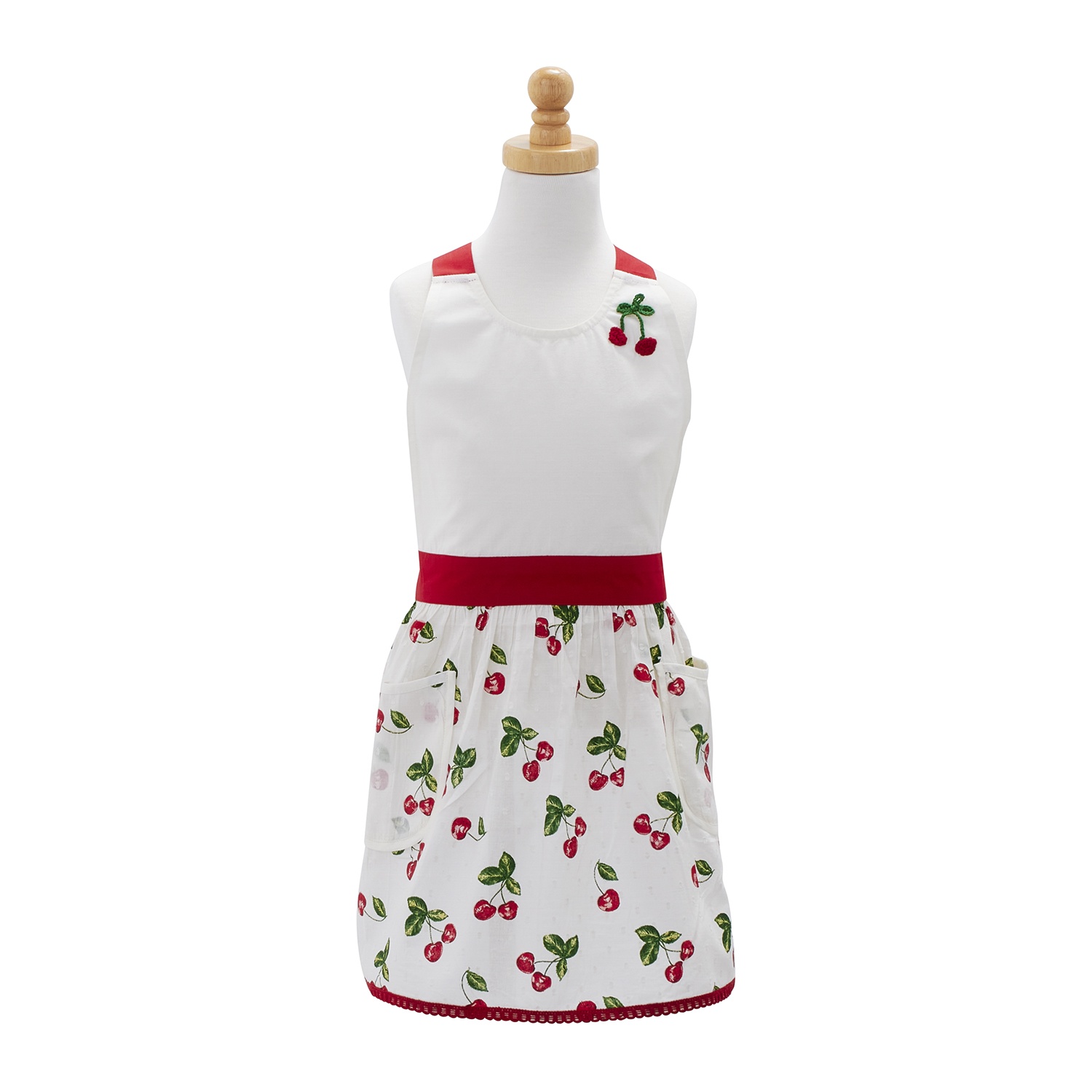 slide 1 of 1, Sur La Table Kids Cherry Apron, 1 ct