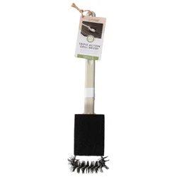 Mbbq Sus Dlx Grill Brush - Each