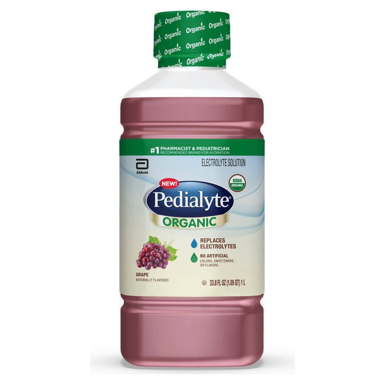 slide 1 of 1, Pedialyte Electrolyte Solution Fresh Grape Ready-To-Drink Bo - 33.8 fl oz, 33.8 fl oz