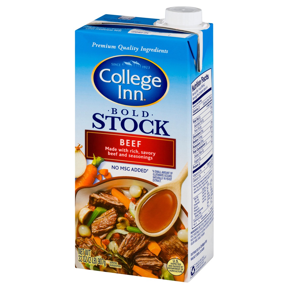 slide 12 of 12, College Inn Bold Beef Stock 32 oz, 32 oz