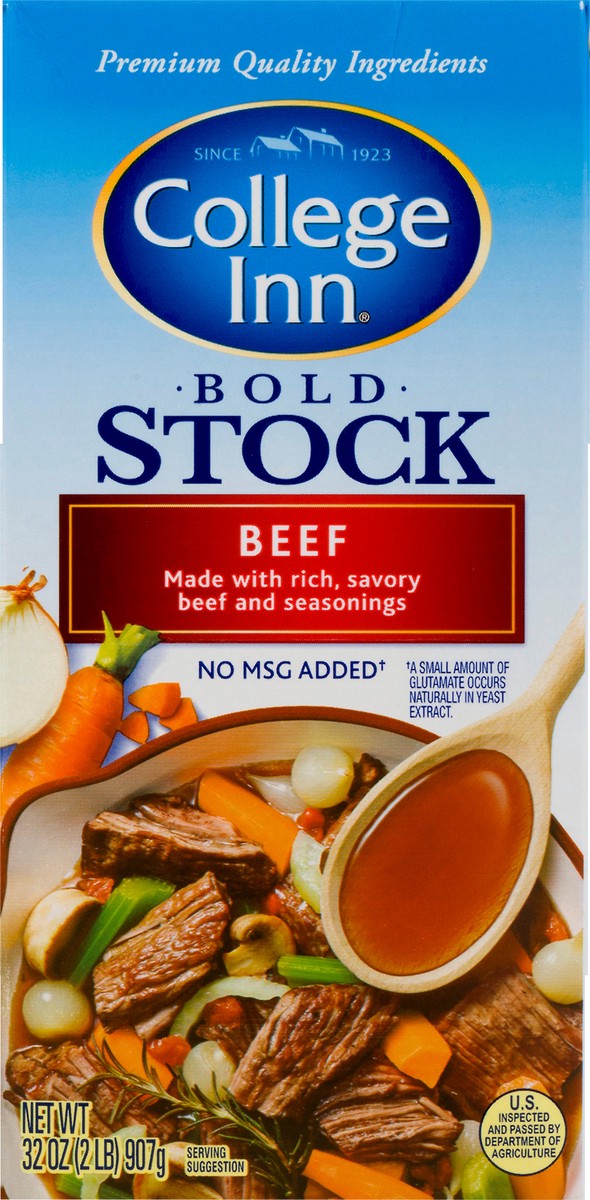 slide 2 of 12, College Inn Bold Beef Stock 32 oz, 32 oz