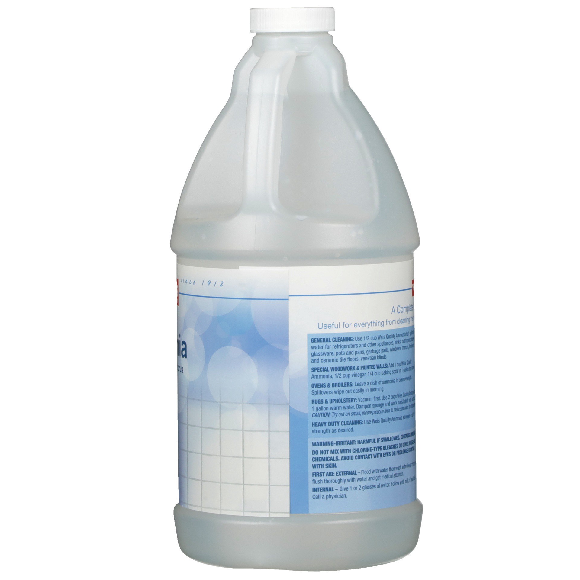 slide 3 of 6, Weis Quality Clear Ammonia, 64 fl oz