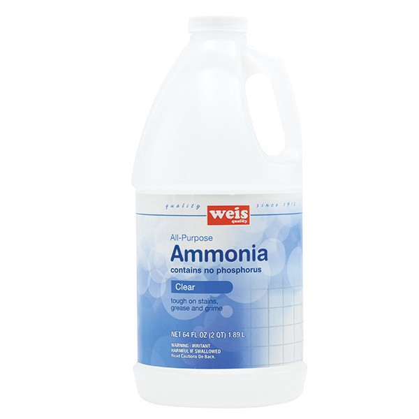 slide 1 of 6, Weis Quality Clear Ammonia, 64 fl oz