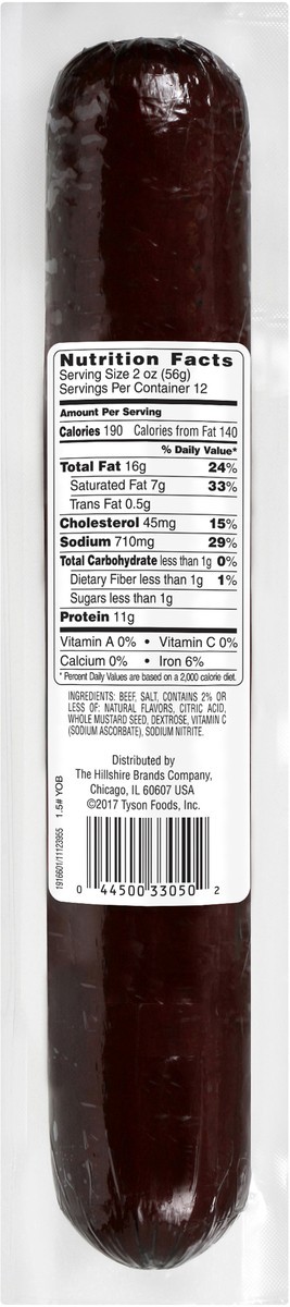 slide 4 of 5, Hillshire Farm Beef, 24 oz