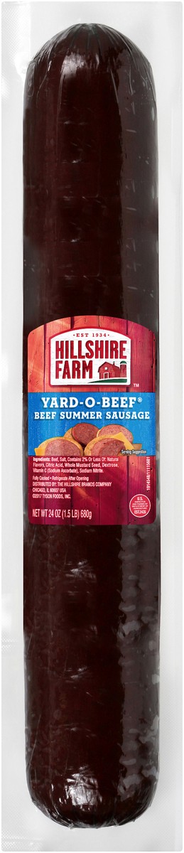 slide 5 of 5, Hillshire Farm Beef, 24 oz