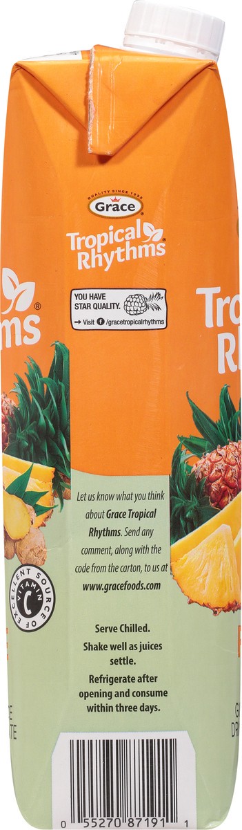 slide 5 of 14, Grace Tropical Rhythms Pineapple GInger Juice Drink from Concentrate - 33.8 fl oz, 33.8 fl oz