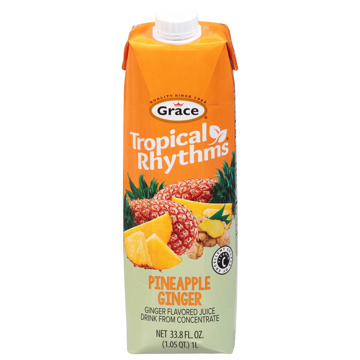 slide 2 of 14, Grace Tropical Rhythms Pineapple GInger Juice Drink from Concentrate - 33.8 fl oz, 33.8 fl oz
