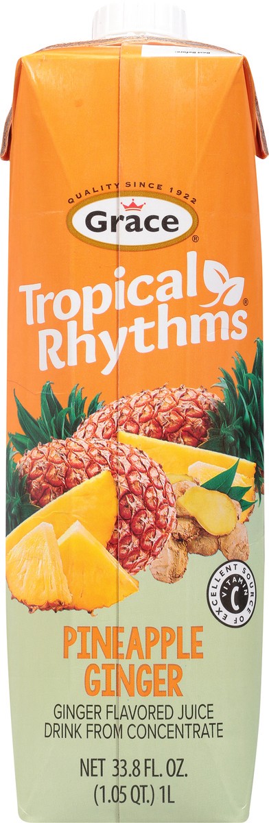 slide 8 of 14, Grace Tropical Rhythms Pineapple GInger Juice Drink from Concentrate - 33.8 fl oz, 33.8 fl oz